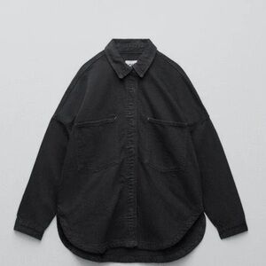 Zara Denim Shacket